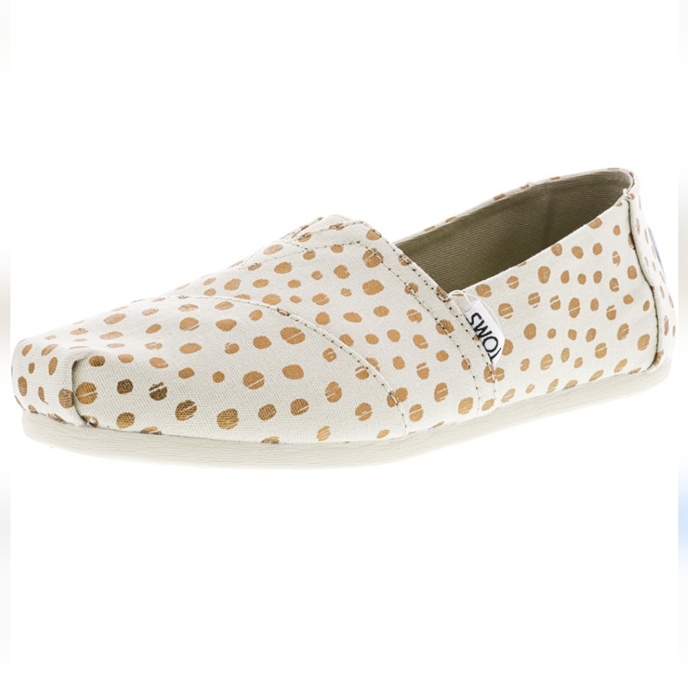 Toms Womens Dots Classic Slip-Ons